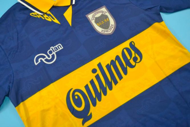 Shirt Front Alternate, Boca Juniors 1995 Home Short-Sleeve