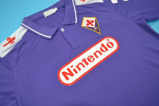 Shirt Front Alternate, Fiorentina 1998-1999 Short-Sleeve