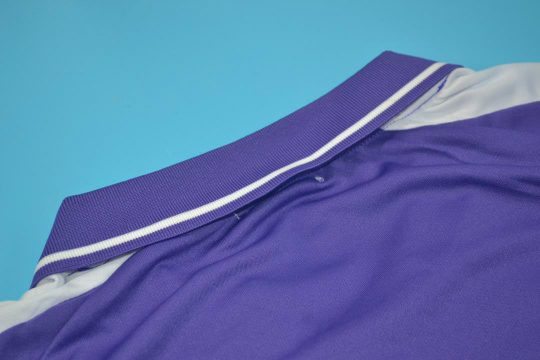 Shirt Collar Back, Fiorentina 1998-1999 Short-Sleeve