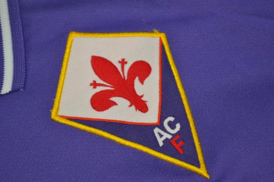 Shirt Fiorentina Emblem, Fiorentina 1998-1999 Short-Sleeve