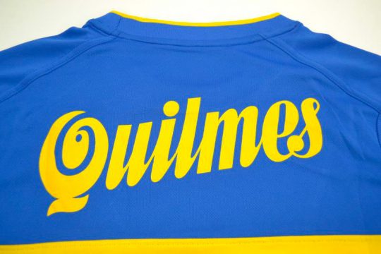 Shirt Collar Back, Boca Juniors 1999-2000 Home Short-Sleeve