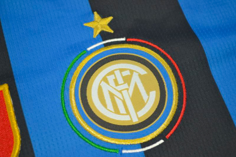 Inter Milan 2009-2010 Home UCL Final Long-Sleeve Shirt [Free Shipping]