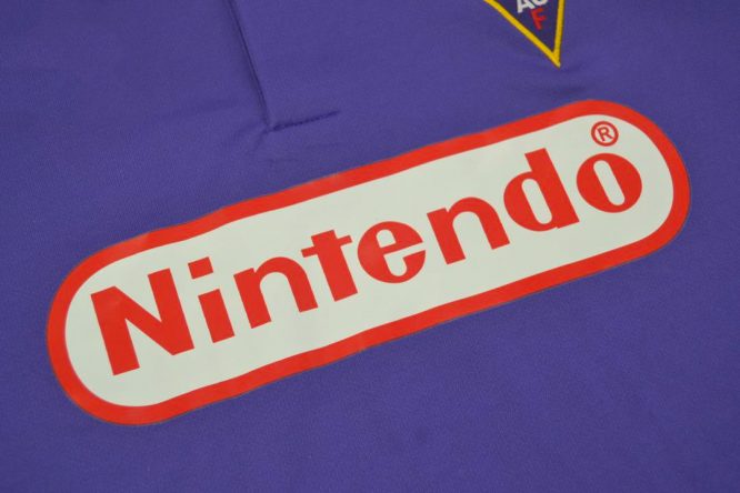 Shirt Nintendo Emblem, Fiorentina 1998-1999 Short-Sleeve