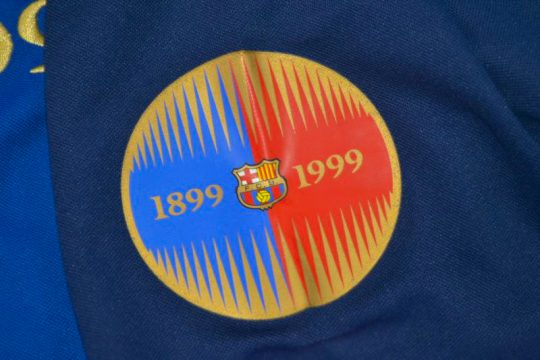 Shirt Sleeve Centenary Patch, Barcelona 1999-00 Long-Sleeve