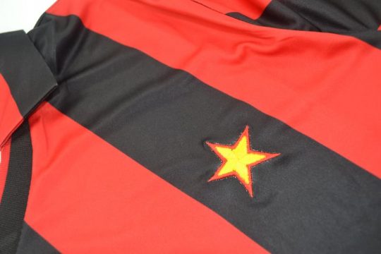 Shirt Star Emblem, AC Milan 1991-1992 Home Short-Sleeve Kit