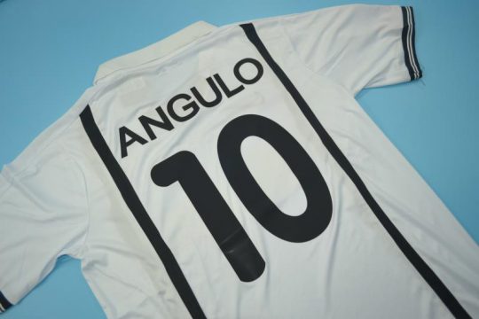 Angulo Nameset Alternate, Valencia 2000-2001 Home Short-Sleeve Kit UCL Final