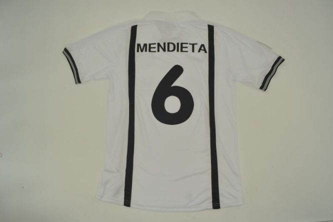 Mendieta Nameset, Valencia 2000-2001 Home Short-Sleeve Kit UCL Final