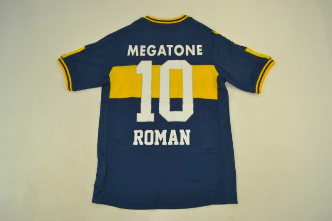 Roman Nameset, Boca Juniors 2007 Home Short-Sleeve