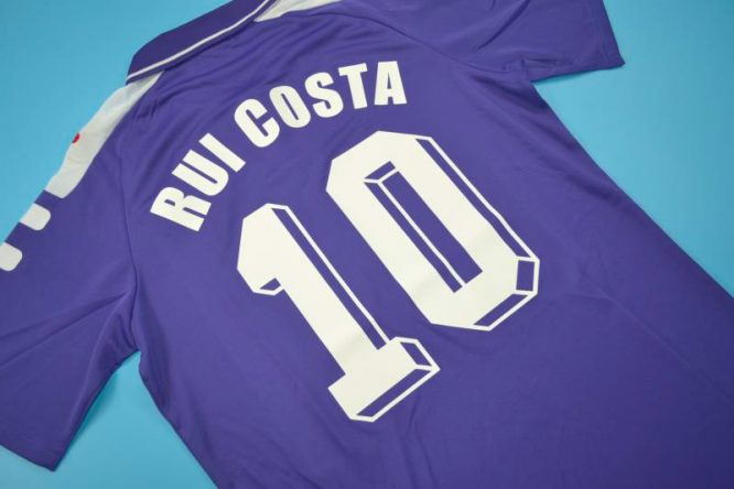 Rui Costa Nameset, Fiorentina 1998-1999 Short-Sleeve