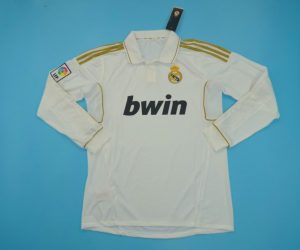 Shirt Front, Real Madrid 2011-2012 Home Long-Sleeve