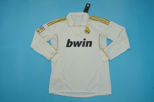 Shirt Front, Real Madrid 2011-2012 Home Long-Sleeve