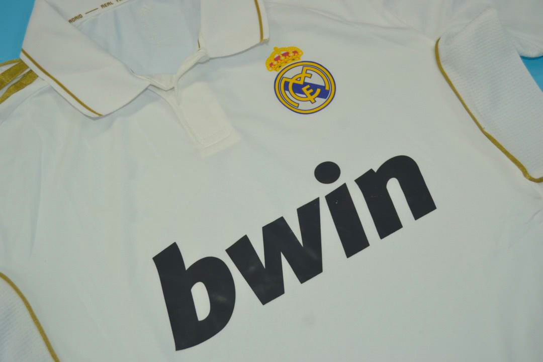 Real Madrid Retro 1986 Long Sleeves Polo Shirt