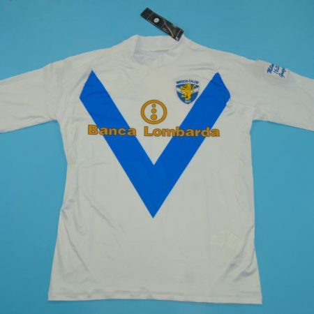 Shirt Front, Brescia 2003-2004 Away Baggio Retirement Short-Sleeve