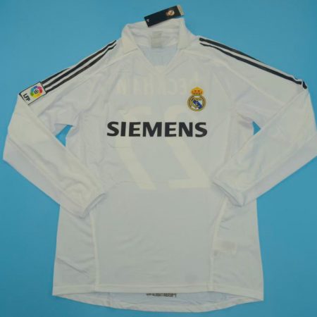 Shirt Front, Real Madrid 2005-2006 Home Long-Sleeve