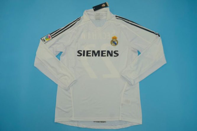 Shirt Front, Real Madrid 2005-2006 Home Long-Sleeve