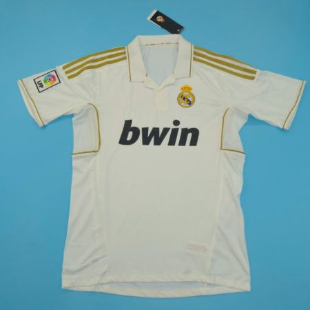 Shirt Front, Real Madrid 2011-2012 Home Short-Sleeve