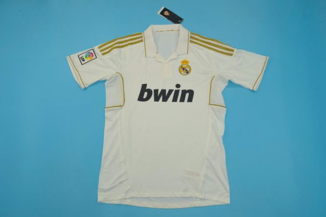Shirt Front, Real Madrid 2011-2012 Home Short-Sleeve