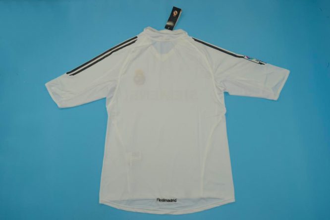 Shirt Back Blank, Real Madrid 2005-2006 Home Short-Sleeve