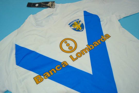Shirt Front Alternate, Brescia 2003-2004 Away Baggio Retirement Short-Sleeve