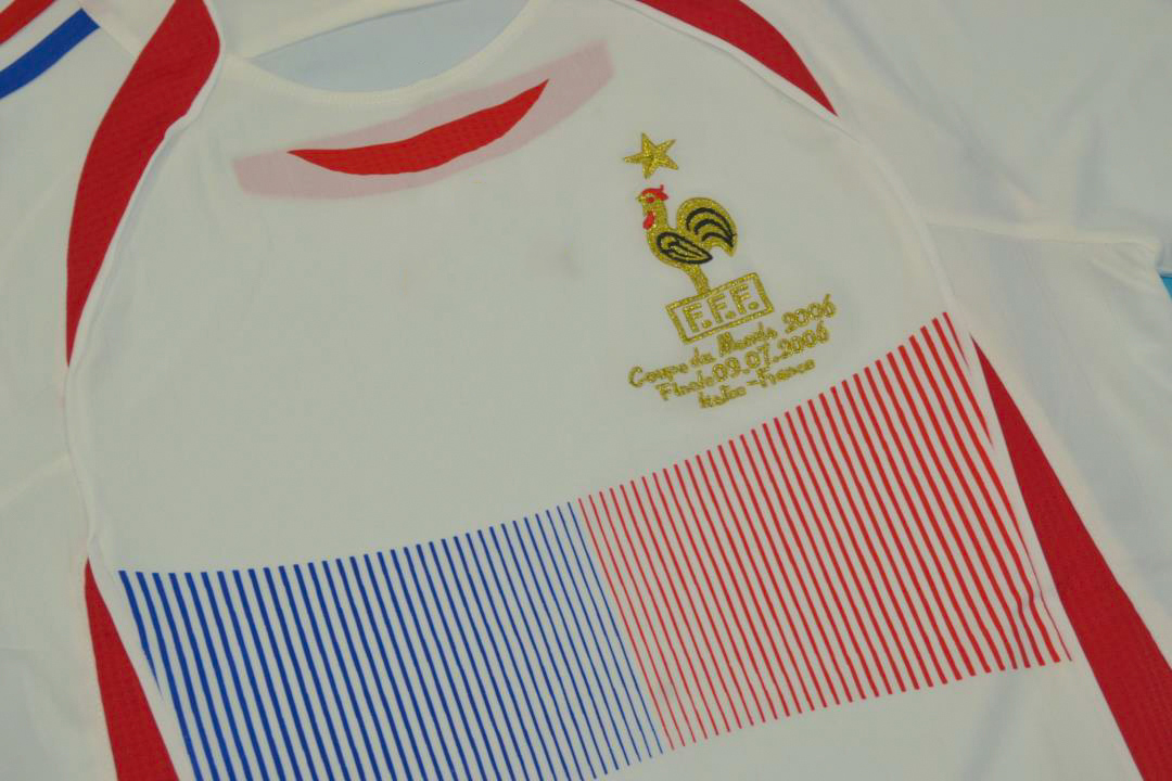 FRANCE 2006 WORLD CUP GERMANY FINAL shirt camiseta futbol ZIDANE TREZEGUET