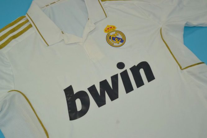 Shirt Front Alternate, Real Madrid 2011-2012 Home Short-Sleeve