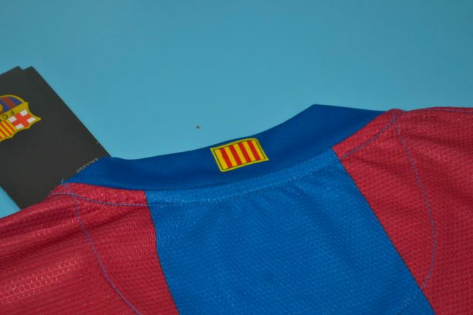 Shirt Collar Back, Barcelona 2007-2008 Short-Sleeve