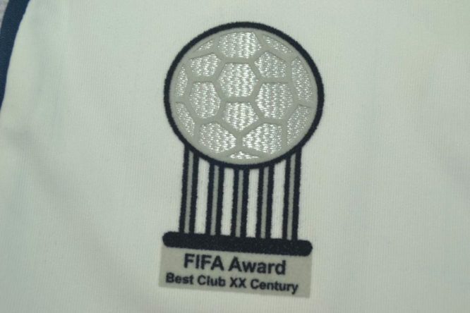 Shirt Club of the Century Emblem, Real Madrid 2006-2007 Home Short-Sleeve