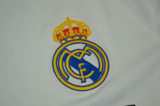 Shirt Real Madrid Emblem, Real Madrid 2005-2006 Home Short-Sleeve