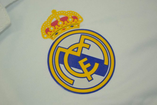 Shirt Real Madrid Emblem, Real Madrid 2011-2012 Home Short-Sleeve