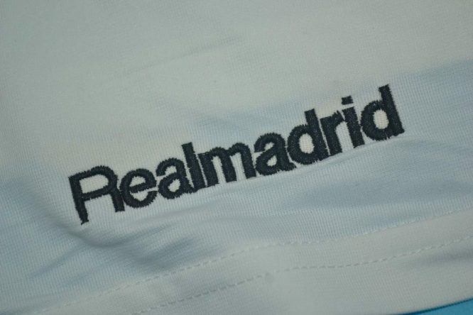 Shirt Real Madrid Writing, Real Madrid 2005-2006 Home Long-Sleeve