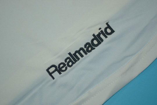 Shirt Real Madrid Writing, Real Madrid 2005-2006 Home Short-Sleeve