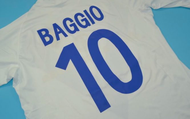 Baggio Nameset Alternate, Brescia 2003-2004 Away Baggio Retirement Short-Sleeve