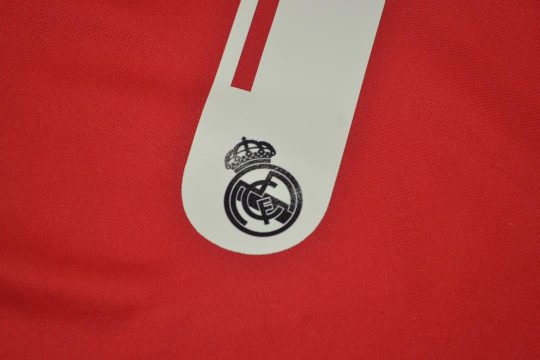 Custom Nameset, Real Madrid 2011-2012 Away Red Long-Sleeve