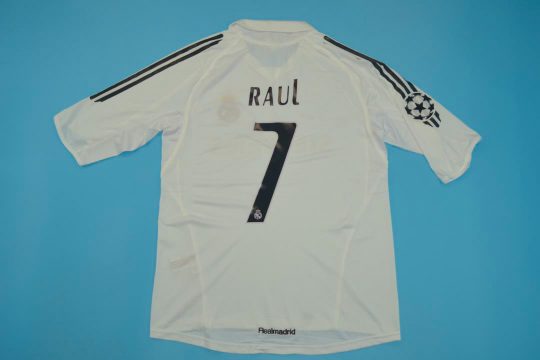 Raul Back, Real Madrid 2005-2006 Home Short-Sleeve