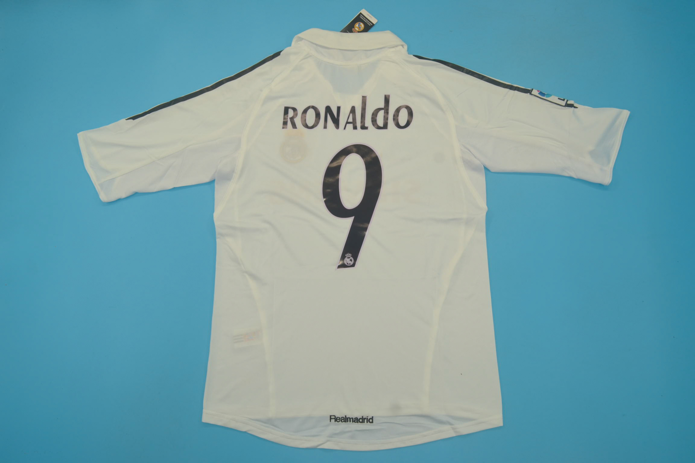 Van Nistelrooy 2007-2008 Real Madrid Home Football Nameset for shirt 