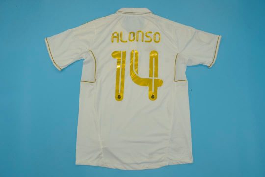 Xabi Alonso Nameset, Real Madrid 2011-2012 Home Short-Sleeve