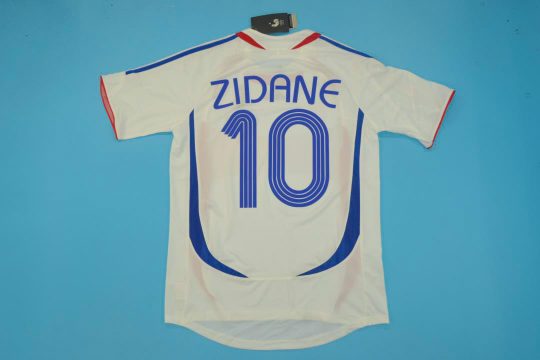 Zidane Nameset, France 2006 Away World Cup Final