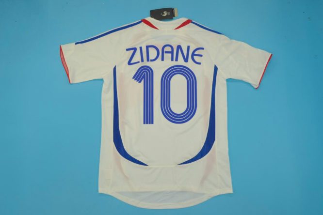 Zidane Nameset, France 2006 Away World Cup Final