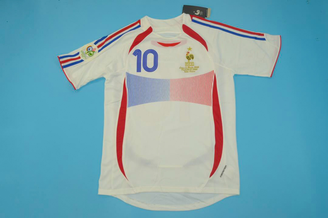 France 2006 World Cup Final Away Retro Shirt Free Shipping