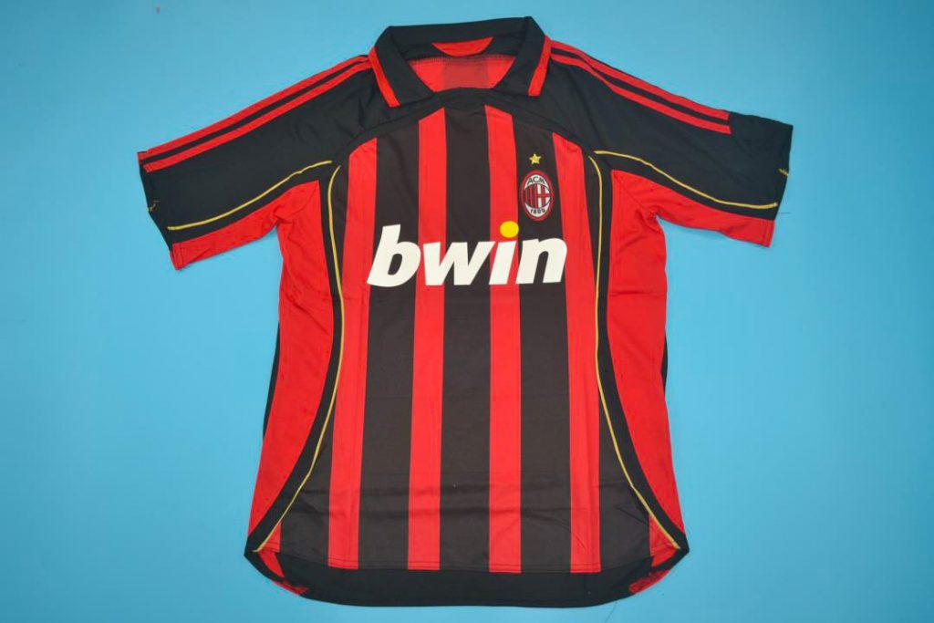 Classic AC Milan 2006-2007 Home Jersey/customizable Names and 