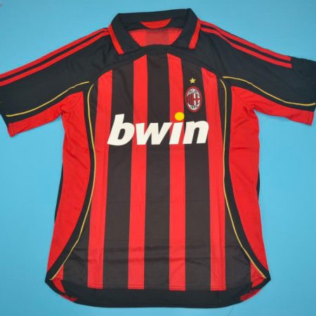 AC Milan 06/07 Classic Retro Home Shirt - Kaka/ Nesta/ Pirlo – TheKitCouture