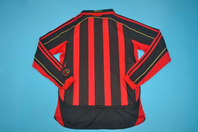 Shirt Back Blank, AC Milan 2006-2007 Long-Sleeve
