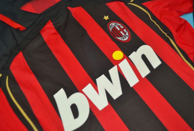Shirt Front Alternate, AC Milan 2006-2007 Long-Sleeve