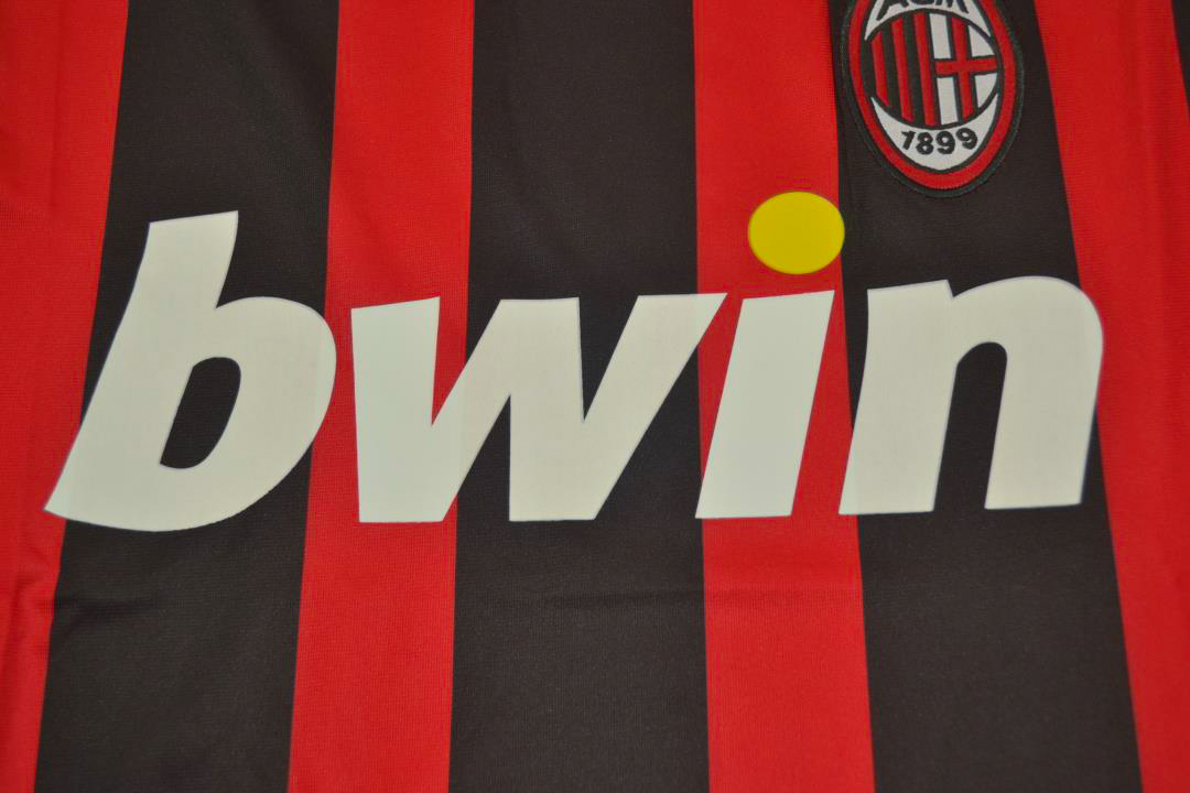 Classic AC Milan 2006-2007 Home Jersey/customizable Names and 