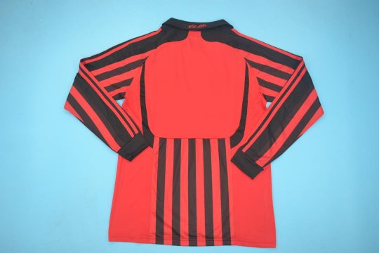 Shirt Back Blank, AC Milan 2007-2008 Long-Sleeve