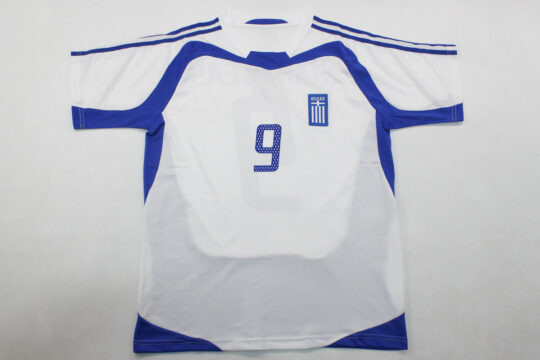 Charisteas Nameset Front, Greece 2004 European Championships Away Jersey