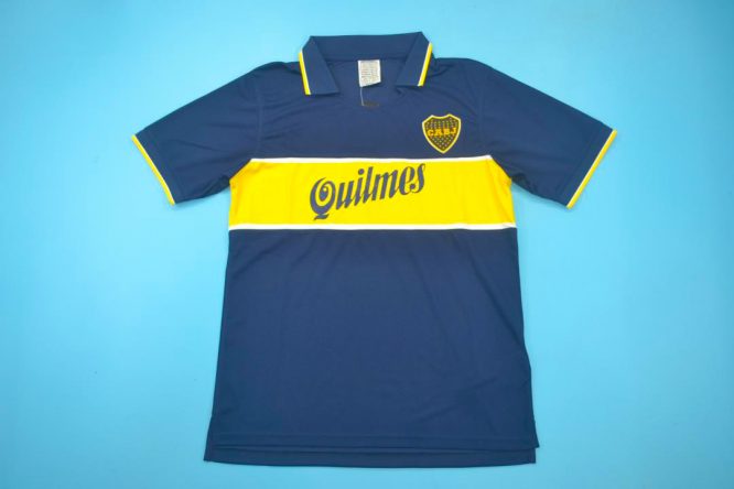 Shirt Front, Boca Juniors 1996-1997 Home Short-Sleeve