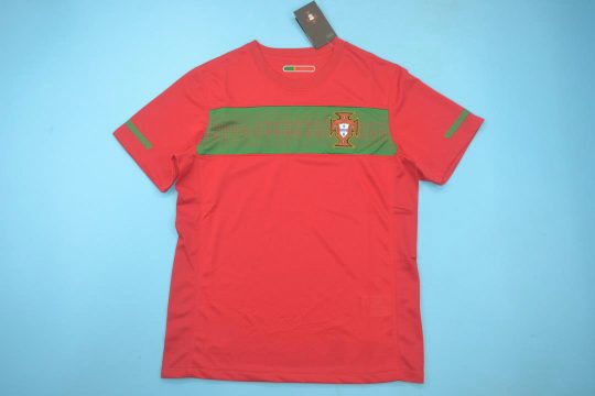 Shirt Front, Portugal 2010 Home Short-Sleeve
