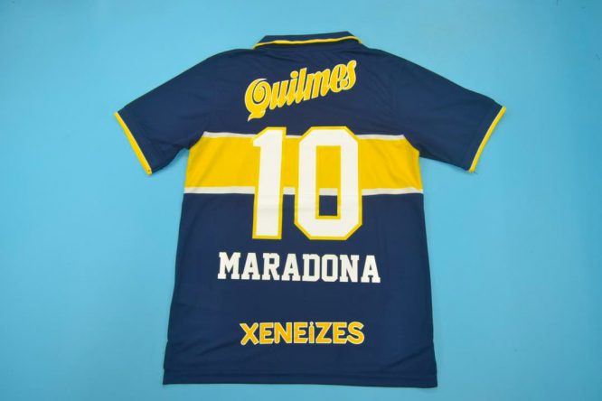 Maradona Nameset, Boca Juniors 1996-1997 Home Short-Sleeve