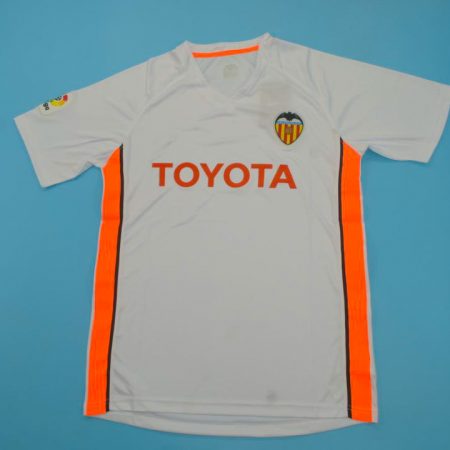 Jersey Front, Valencia 2006-2007 Home Short-Sleeve